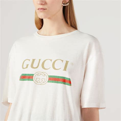 gucci tee shirt womens|gucci t shirt fedex.